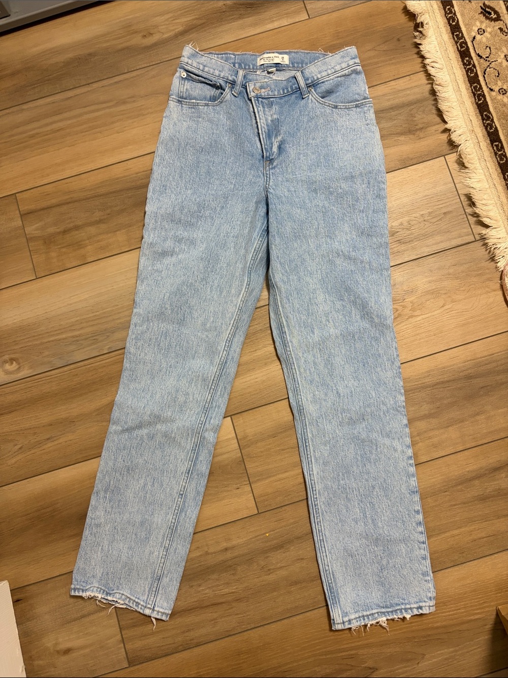 Abercrombie & Fitch Light Blue Straight Leg Jeans